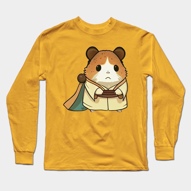 Hamster Gerbil Samurai Robe ----Tellingmoon © Long Sleeve T-Shirt by Tellingmoon